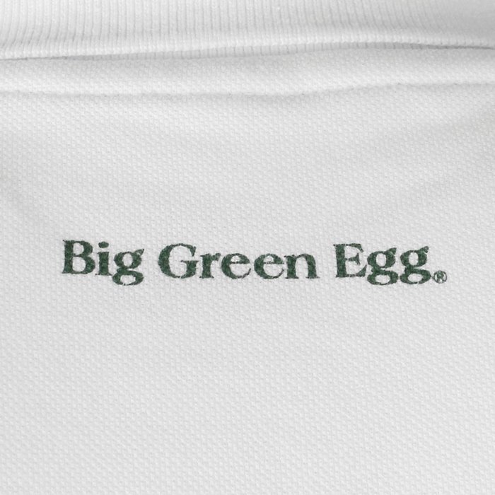 Big Green Egg Golf Poloshirt Wit