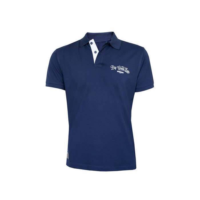 Big Green Egg Poloshirt Blauw