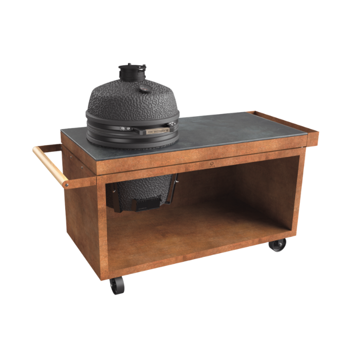 OFYR Kamado Table Corten 150 PRO+ Corten Ceramic Dark