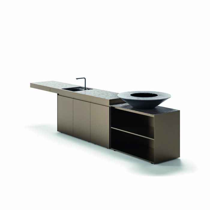 OFYR Cozinha Sylt OFYR Plancha Right with Sink TPM.