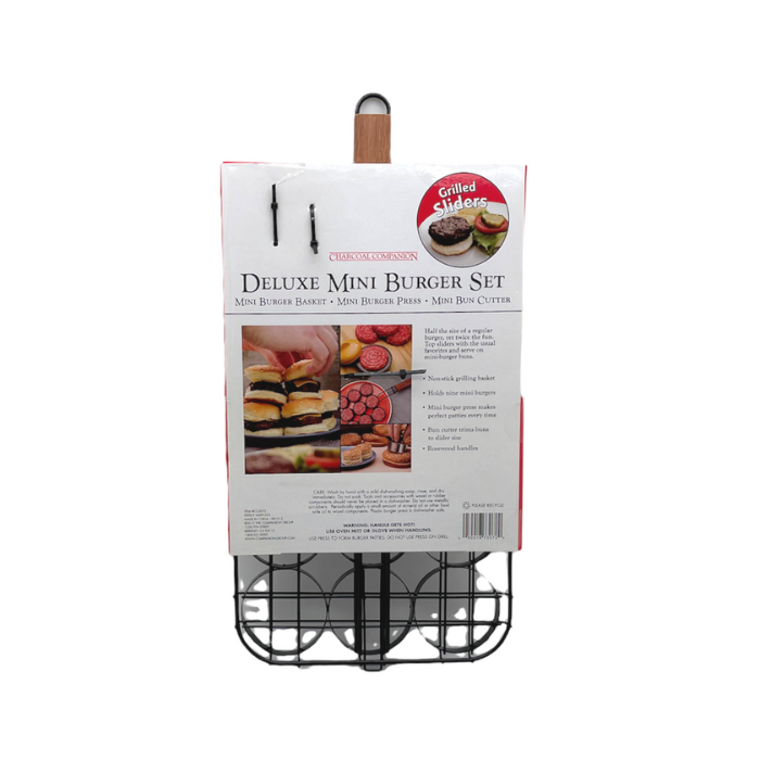 Charcoal Companion Deluxe Miniburgerset 3-in-1