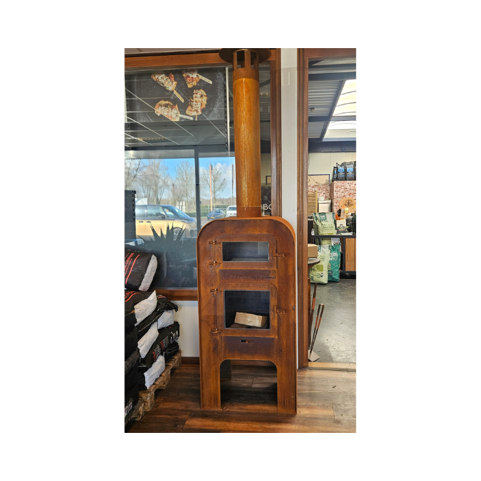 Showroommodel FORNO Tuinhaard + Deur + Pijp