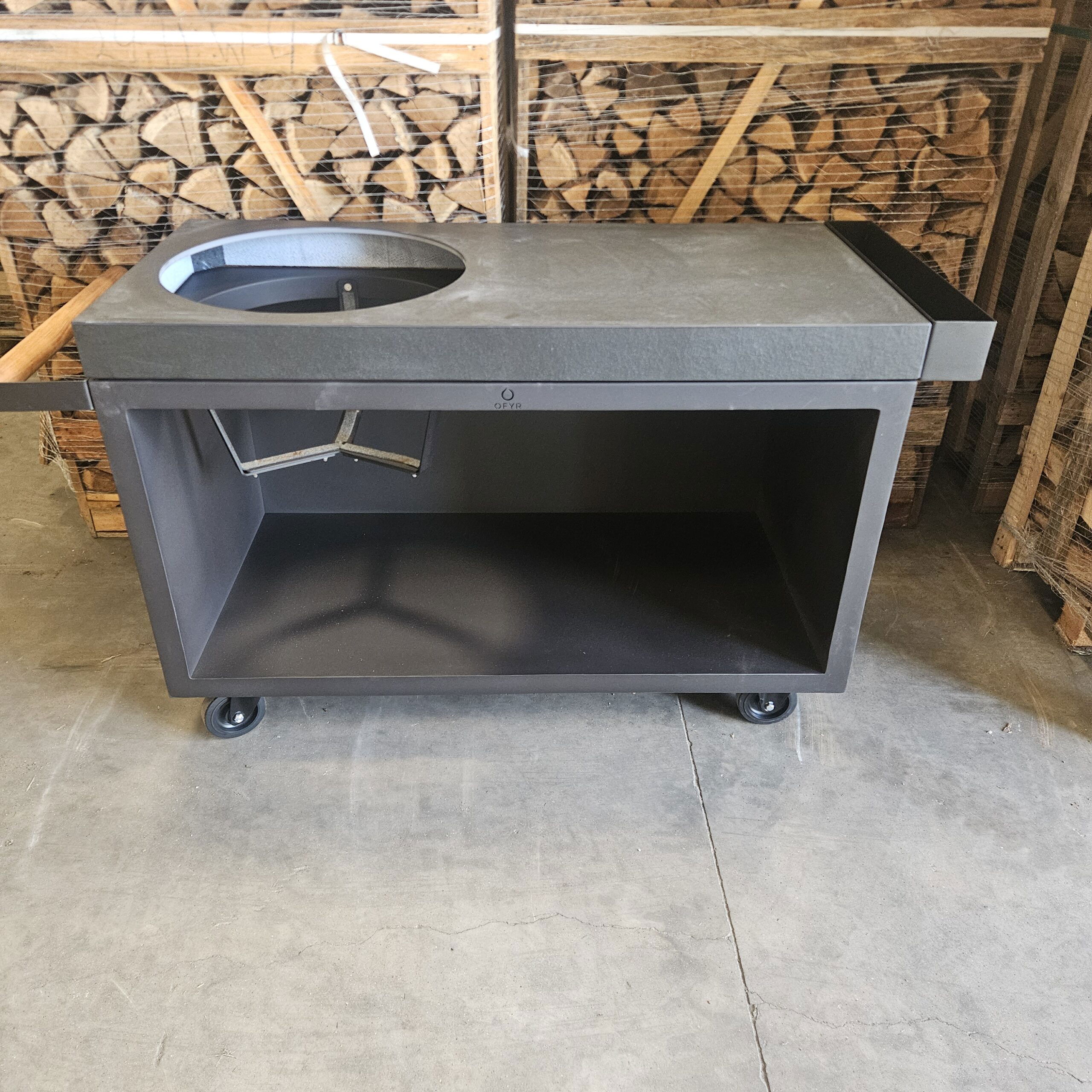 OFYR Kamado Table 135 Ceramic Dark Blue Ocean