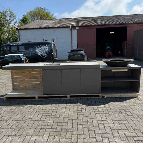 Cozinha Sylt met Spoelbak en kraan + OFYR 100