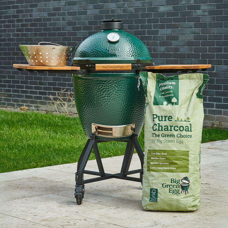 Big Green Egg Firebowl Medium + Gratis zak Pure Charcoal 9 kg