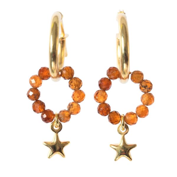 carneol-edelsteen-oorbellen-earrings-oranje-ster-bedel-sparkly-energy